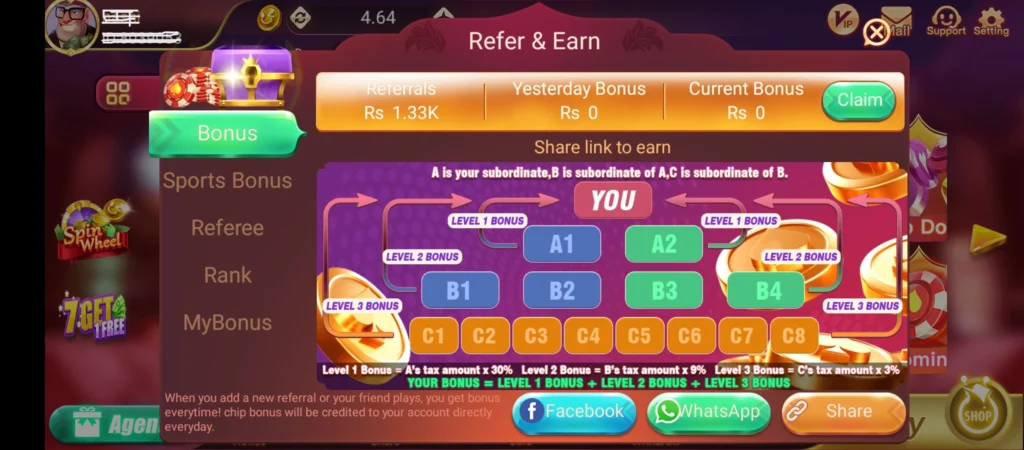 Flying Chess Pro big rebate on recharge by VIP level